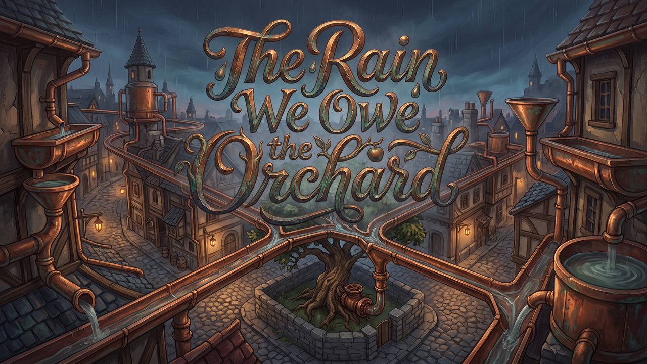 The Rain We Owe the Orchard